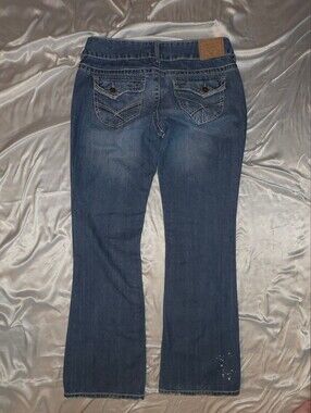 Amethyst Jeans Women's Dark Blue Flare Jeans